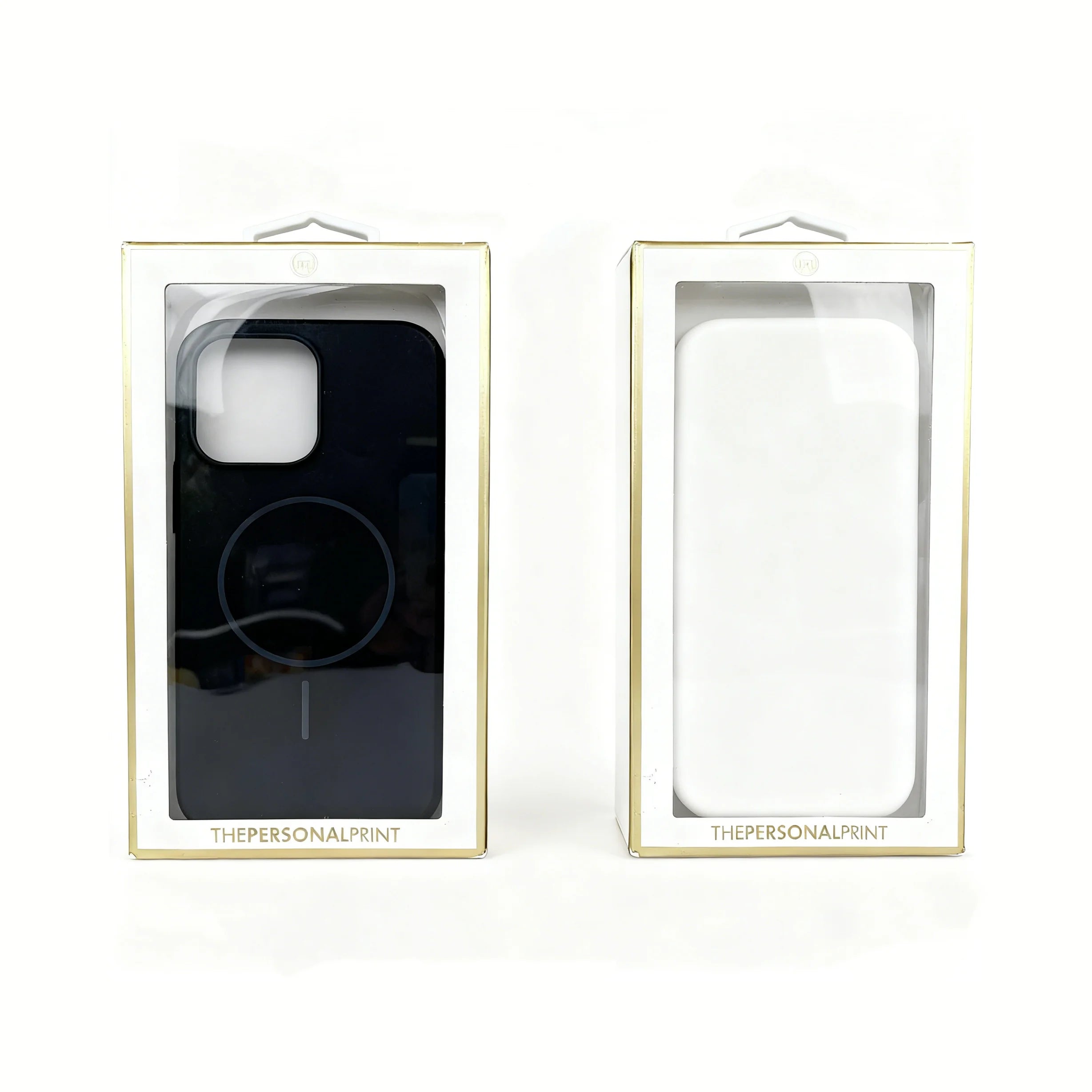 Wholesale luxury White Drawer Gift box Packaging Phone case box packaging custom With PVC windows box for Phone case