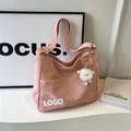 Customized Logo Women's Tote Bag Large Capacity Spring and Summer Crossbody Simple and Versatile Single-Shoulder Bag Custom Logo