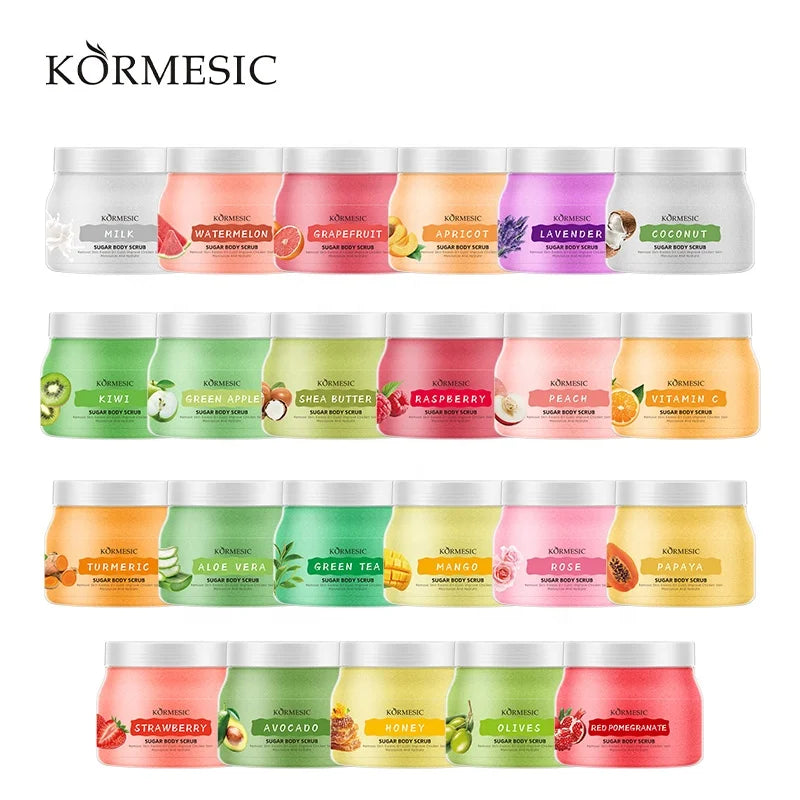 OEM Pivate Label Avocado extra Beauty Skin Care Deep Cleansing Whitening Organic Face Body Scrub