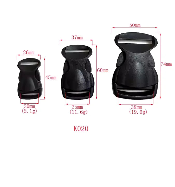 Wholesale Quick Side Release Plastic Buckle Clips Backpack Lock School Bag Strap Accessories Special Parts Accessories for Bags