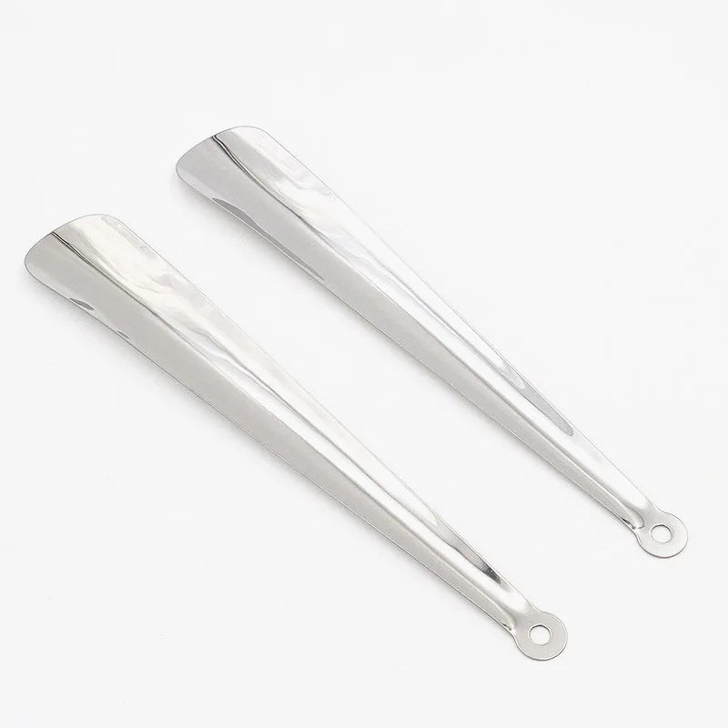 Hot Selling Best Quality 30cm Stainless Steel Metal Custom Shoe Horn -Durable Polished Shoe Lifter Tool for Easy Wear