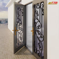 Iron Door with Classic Scrollwork and Solid Frame From Vietnam Ideal for Elegant Homes and Secure Entryways