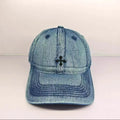 Wholesale China 2024 New Wash Do Old Cross Cowboy Sporty Letter Image Baseball Cap American Retro Niche Woman Hand Embroidery