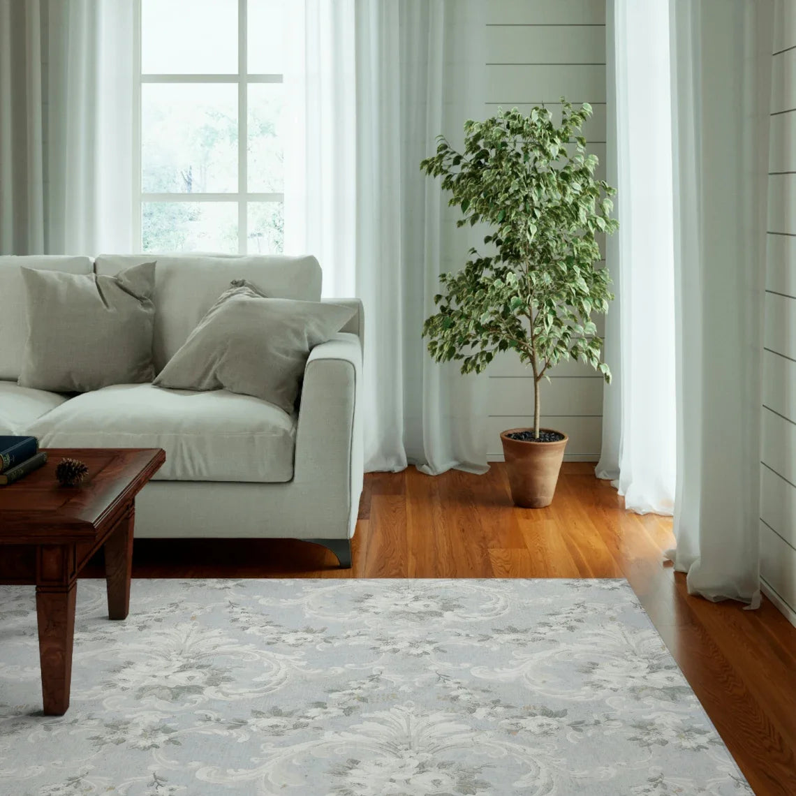 Best-selling Floral Printed Rugs for Home Decor Flexible Designed Non-slip Hallway Living Room Carpet