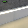 Hot Selling New Design Aluminum Skirting Board With Led Slot Wall Base Protection Flooring Accessories