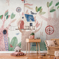 Germany Made Modern Light Resistant Photo Wallpaper Murals Forest Green White Non Woven Vinyl Wall Mural Bedroom Hospital Mall