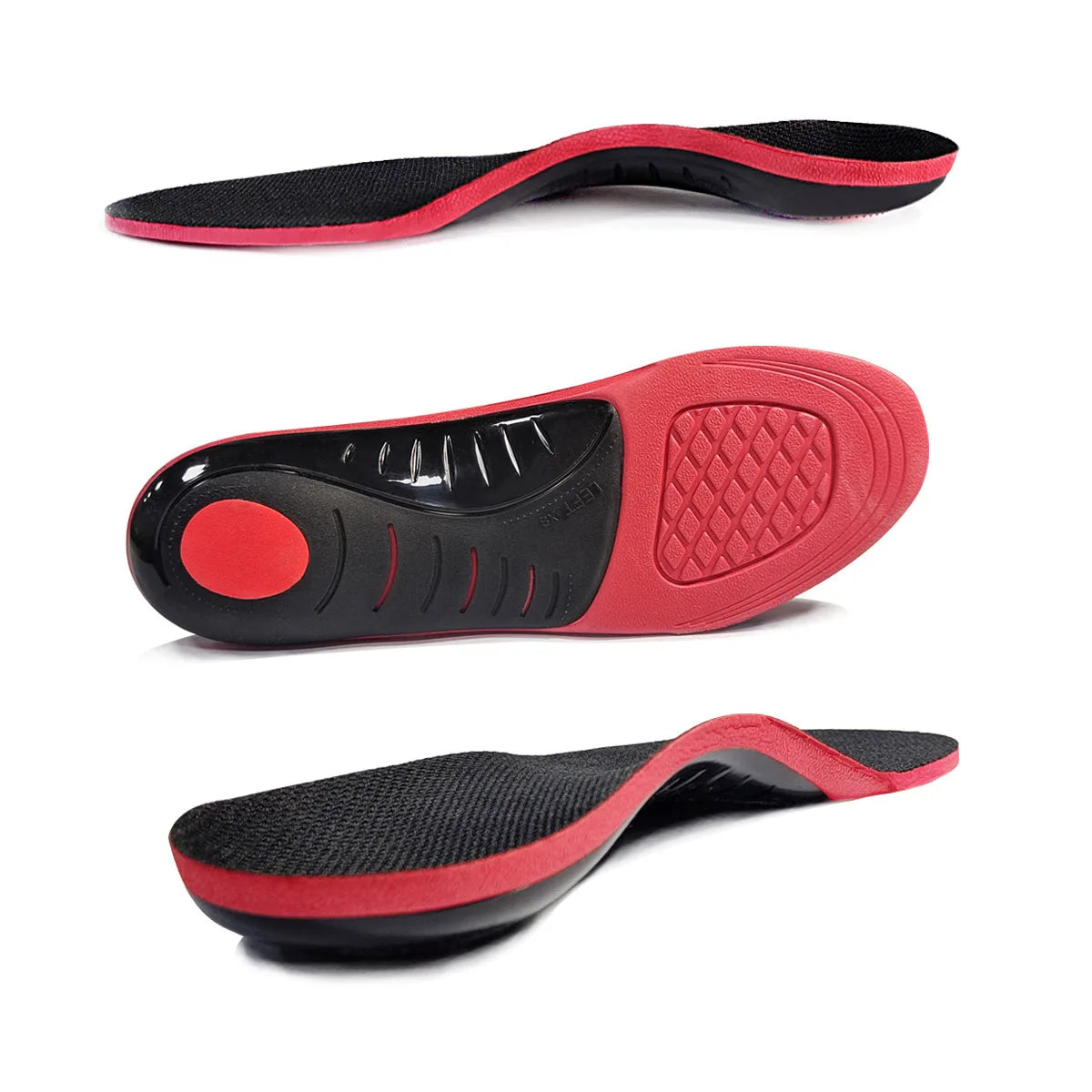 Melenlt Orthotic Running Shoe Insoles with Arch Support for Flat Feet Plantar Fasciitis Pain Relief