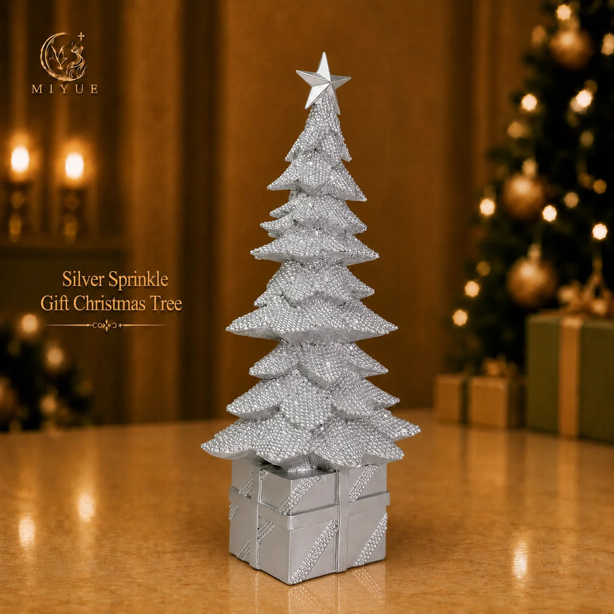 Christmas Creative Ornament Resin Gift Christmas Tree Desktop Decoration Gift Showcase Scene Decoration Props MegaBDM