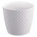 ORIENT 5.4L. flower pot dimensions (mm) 218x218x193 color White