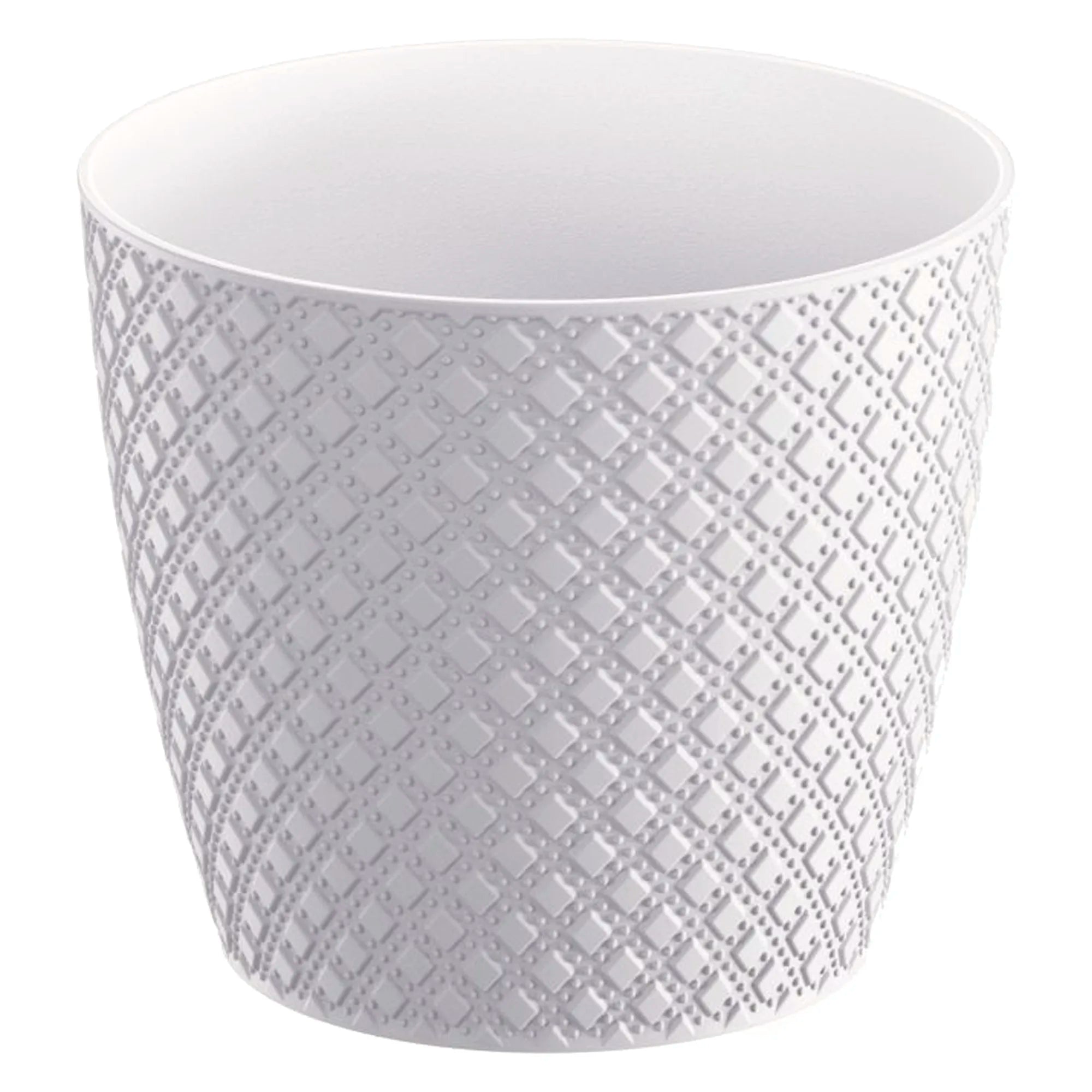 ORIENT 5.4L. flower pot dimensions (mm) 218x218x193 color White