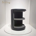 Modern Minimalist Design Solid Wood Bedroom Home Bedside Table Can Rotate 360 Degrees Bedside Table