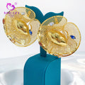MEIZI JEWELRY African Earrings Fashion Gold Plated Women Jewelry Accessories MegaBDM