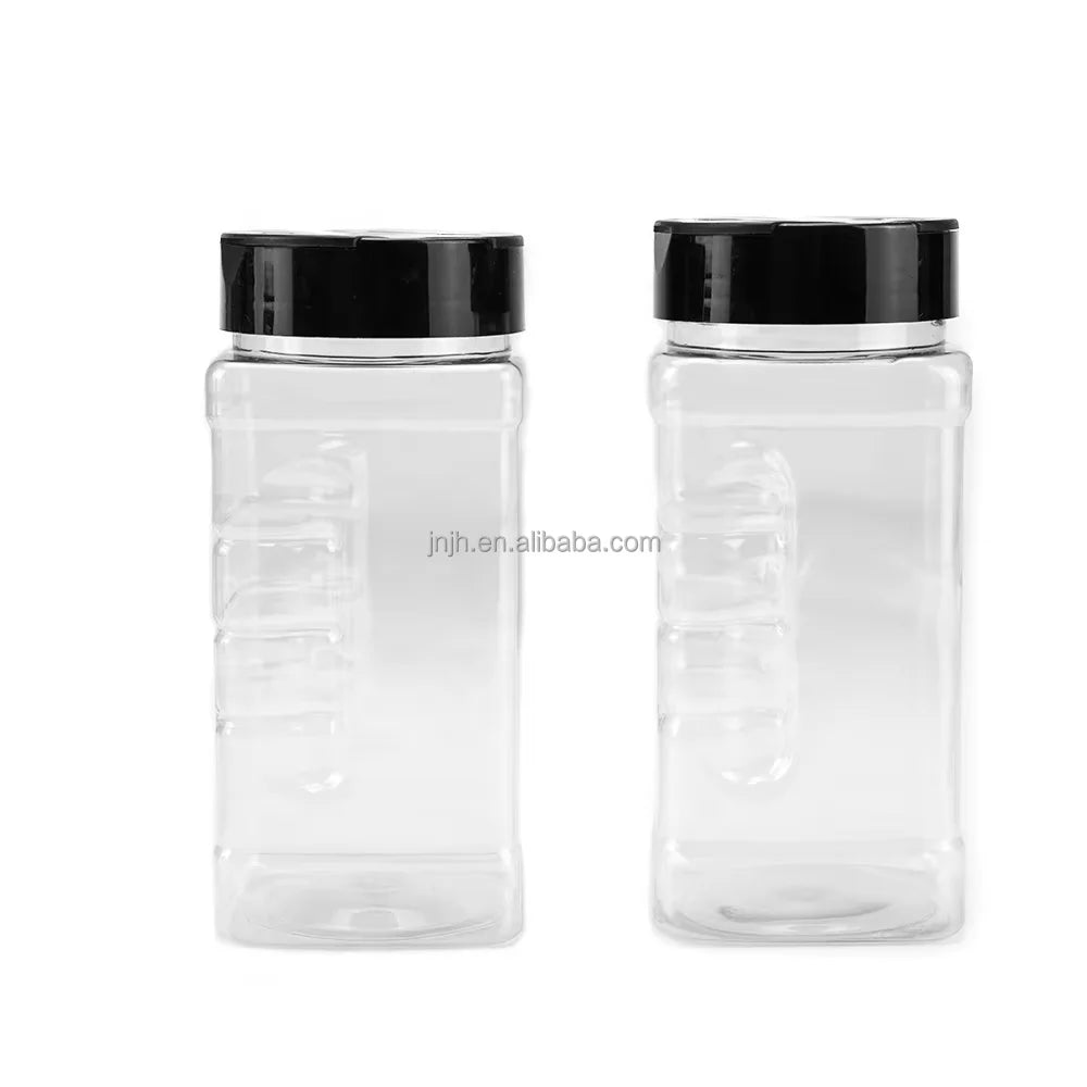 16 oz 500ml Plastic Spice Containers Herb & Spice Tools Spice Shaker Bottle Seasoning Package
