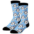 Pair of Lucky Socks long socks with puppy design sizes 41-46