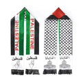 Silk Stain Polyester Acrylic Woven Free Palestine-Flag-Scarf Palestine Flag Products Scarf Keffiyeh Cotton Shawls