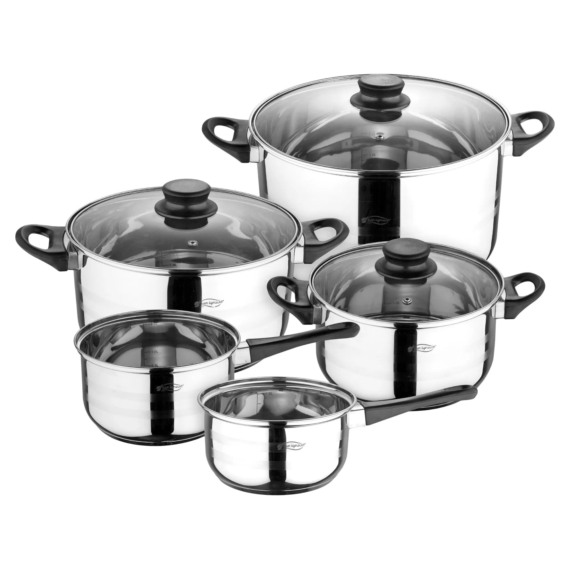 Eight-piece cookware set San Ignacio