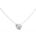 Top Selling OMKAR JEWELS White Lab Grown Moissanite Heart Shape E VS1 IGI Certified 14k Gold Luxury Claw Setting Necklace