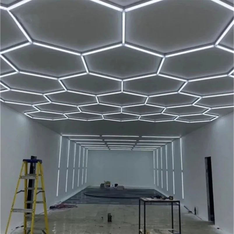 High-CRI 80 COB LED Working Light of 6500K Honeycomb Light for Automotive Paint Booths in Workshop