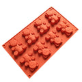 LifeTop 8Cavity Bear Silicone Chocolate Mold Bear Cake Mold Bear Soap Mold for Handmade Chocolate Candy