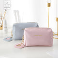 Fashionable Zipper Closure PU Leather Makeup Organizer Case Cosmetic Bag and Pouch Makeup Kit