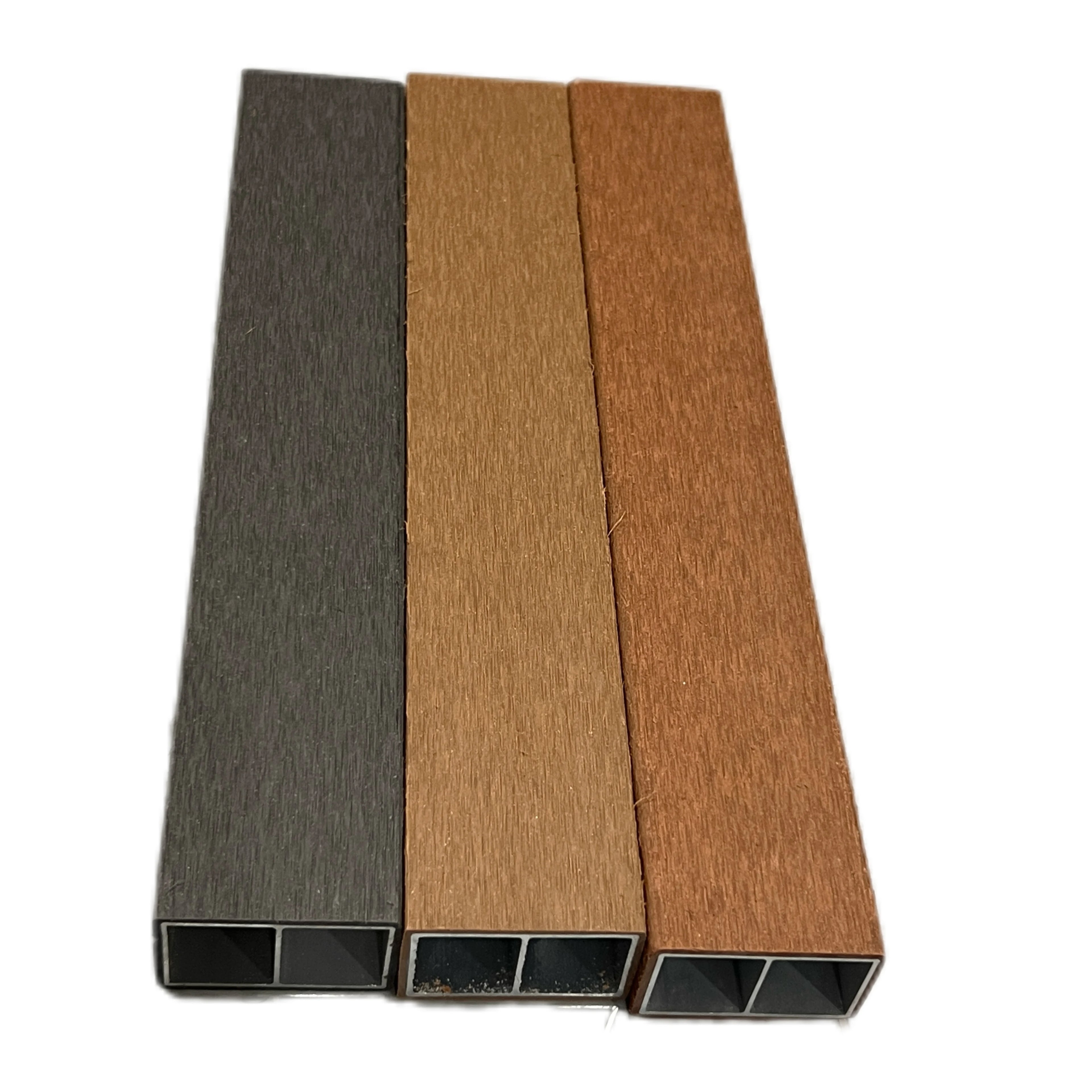 Best Price Modern WPC (Wood Plastic Composite) Square Tube Aluminum Alloy Plastic Wood for Outdoor Decorative Waterproof