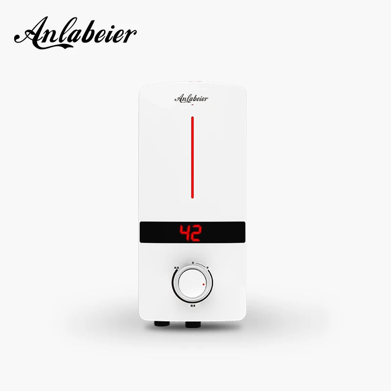 China Supplier 4500W Instant Electric Water Heater LED Plastic IPx4 Waterproof Overheating Protection for Household Hotel Use