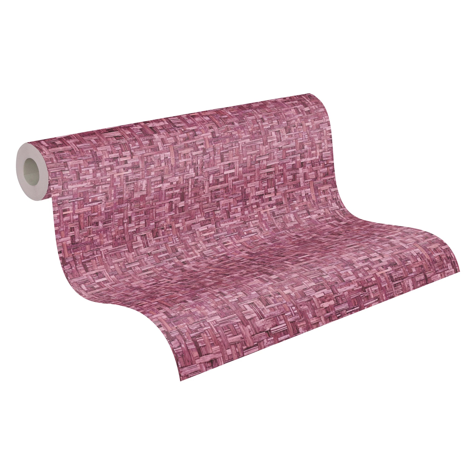 Made in Germany - Luxury Wallpaper rolls In Wood Look Pink Red Non Woven Contract Wallpaper for Hotel - 1005 x 053 m