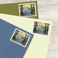 Usa Forever Vintage Postage Mailing Stamp Stickers Us Post Mail Stamps Sticker Postal Stamps Usa Original for Travel Journaling