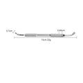Double Ended Cuticle Pusher Stainless Steel Dead Skin Push Remover for Pedicure Manicure Nail Art Cleaner Care Tool