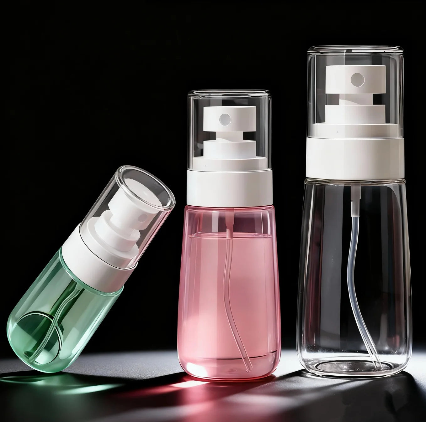 30ml 60ml 100ml Plastic Bottle Spray Pump Portable Sprayer Bottle Lamp Shape