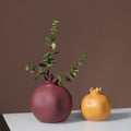 Modern Art Deco Matt Ceramic Pomegranate Tabletop Vase MegaBDM