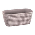 SPLOFY CASE 4L balcony planter dimensions (mm) 297x145x133 Mocca color