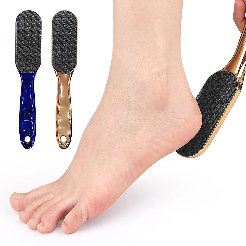 Melenlt Long Handle Nano Glass Foot File for Callus Removal Dead Skin Exfoliation Wet and Dry Use Foot Scrubber