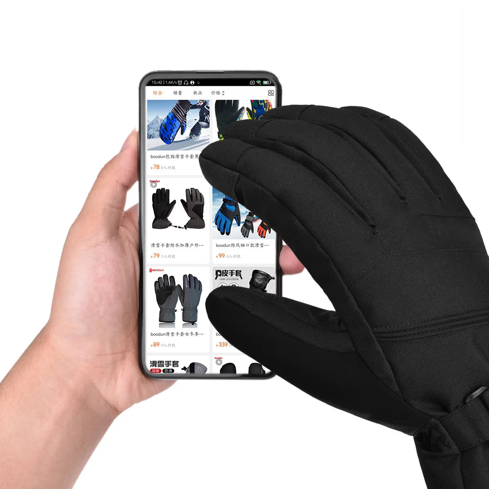 Waterproof Ski and Snowboarding Gloves Thermal Winter Gloves for Cold Weather
