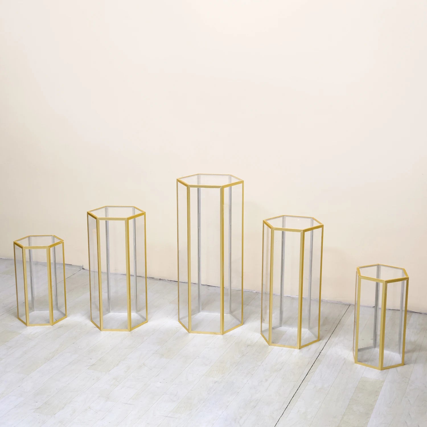 TP240007 Dessert Table Factory Wholesale Acrylic Transparent Tall Flower Stand for Wedding Centerpiece Dessert Table
