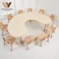 Montessori Daycare Kindergarten Furniture Set Safety Features Includes Children's Play Chairs Tables for School Supermarket Use