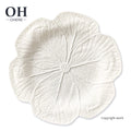 Wholesale Stock Hot Sale Luxury Irregular Porcelain Dinner Plate Ceramic Dinnerware Set Bone China Charger Plates Wedding Rental
