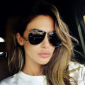 Custom Logo 2026 Fashion Retro Men Women Alloy Pilot Sun Glasses UV400 Big Frame Double Bridges Sunglasses for Driving