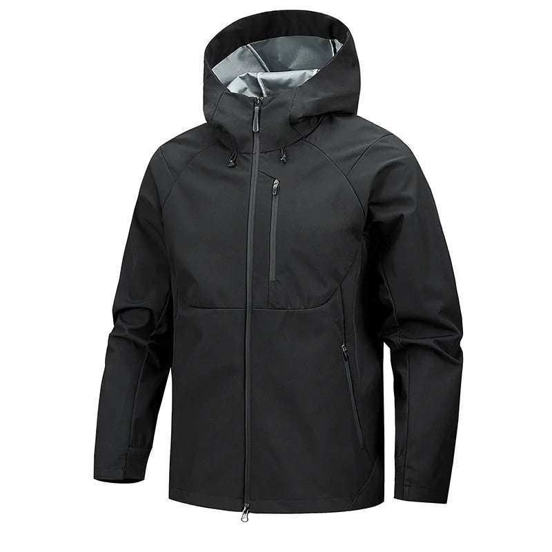 OEM custom logo embroidery printed design Two-open new style jacket for couples men and women outdoor clothing jacket