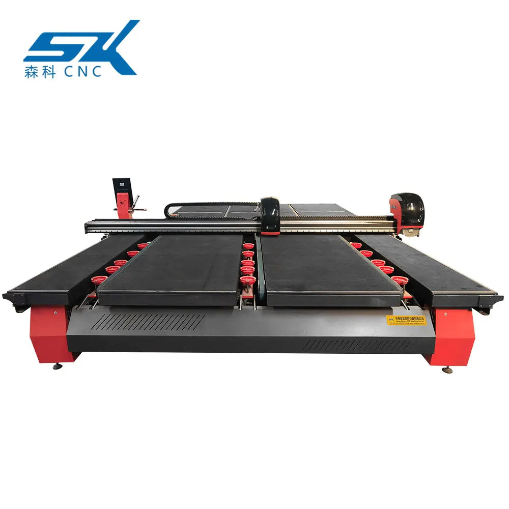 Automatic CNC Photovoltaic Glass Cutter Table Integrated Loading Arm Precision Tilting Loading Cutting Including Motor PLC Pump