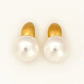 Fenyi Wholesale Jewelry French Retro Light Luxury Copper Inlaid Pearl Earrings High-end Temperament Fashion Earrings for Women