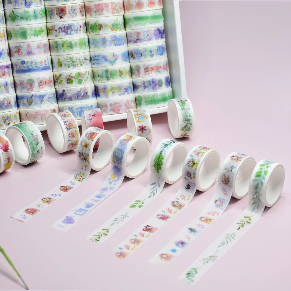 Low MOQ Price Cute Pet Plant for Stickers Acrylic Waterproof Customizable Color for Journaling Scrapbooking Crafting