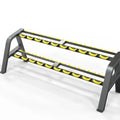 Hot Sale Professional Gym Equipment 2/3 Layers Six Pairs Dumbbell Rack Metal Benches & Racks with Cable Weight Stack Drive
