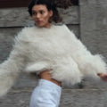 2025 Winter Vintage Style Women's Coat New Europe America Solid Color Slim Fit Single Breasted Casual Furry Fur for Autumn