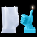 Thumbs up Gesture Candle Moldd Finger Silicone Mold for Soap Candle Making Plaster Sculpture Craft Home Decor