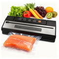 Compact Household Electric Stainless Steel Vacuum Sealer Cutter Automatic Heat Sealing Low Noise Design for Food Storage Bags