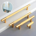 Kitchen Door Handles Brass Aluminum Cabinet Furniture Pull Handles Knobs Hardware 128mm Matt Black Drawer Handles
