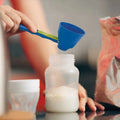 New Service Reusable Portable Custom Measuring Pretty Funnel Slide Jar Powder Protein Scoop