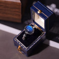 Strong Flash Labradorite Copper Ring Natural Crystal Healing Jewelry Wholesale Stacking Ring for Women Gift