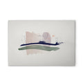 Made In Germany - Home Decor Canvas Picture Abstract Art - Wall Painting Mural In Colourful And White - Stretcher Frame Art